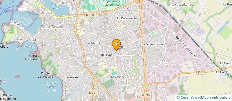 localisation de l'entreprise ASSOCIATION BABY SITTING à SAINT-MALO