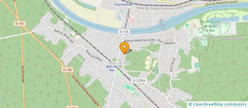 localisation de l'entreprise ASSOCIATION BACOTTE POUR LA PROMOTION DE L'APNEE  BOIS-LE-ROI