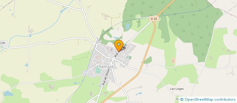 localisation de l'entreprise ASSOCIATION BAD'LAIGNE  PREE-D'ANJOU