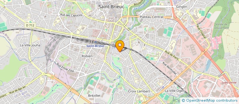 localisation de l'entreprise ASSOCIATION BADABOUM à SAINT-BRIEUC