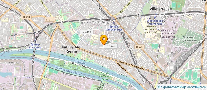 localisation de l'entreprise ASSOCIATION BADENYA DE SAGABARY (A.B.D.S) à EPINAY-SUR-SEINE