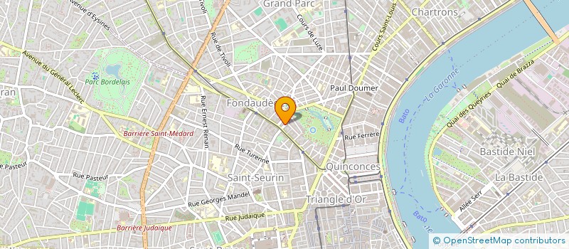 localisation de l'entreprise ASSOCIATION BAFILA  BORDEAUX