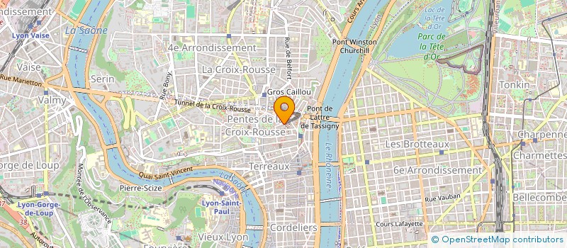 localisation de l'entreprise ASSOCIATION BAGAGE'RUE  LYON