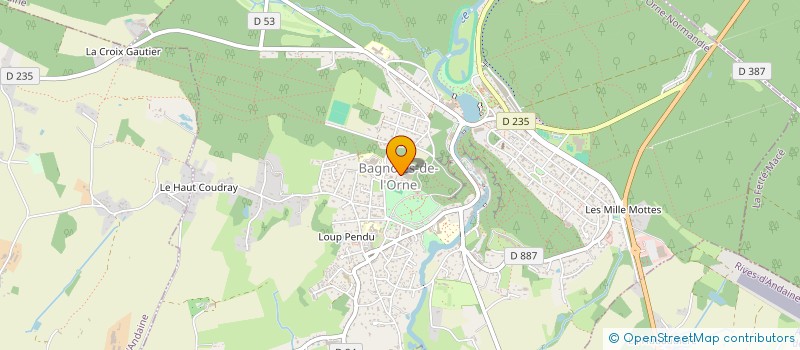 localisation de l'entreprise ASSOCIATION BAGNOLES AVENIR CYCLISME à BAGNOLES-DE-L'ORNE-NORMANDIE