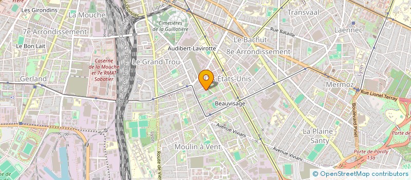 localisation de l'entreprise ASSOCIATION BALKANS  LYON