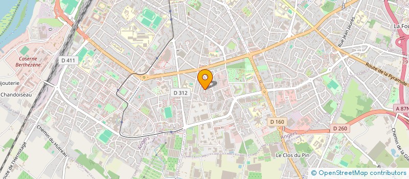 localisation de l'entreprise ASSOCIATION BAMAKO.COM à ANGERS