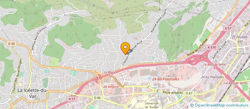 localisation de l'entreprise ASSOCIATION BAMBARA BLUES à LA VALETTE-DU-VAR