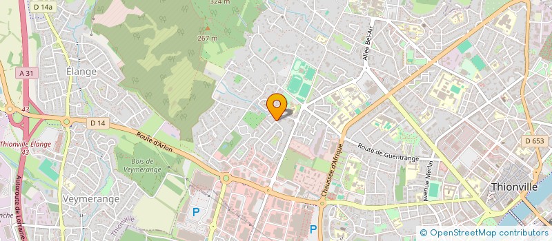 localisation de l'entreprise ASSOCIATION BAMENDOU D'EUROPE  THIONVILLE