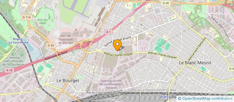 localisation de l'entreprise ASSOCIATION BAMESSO ET SES AMIS à LE BLANC-MESNIL