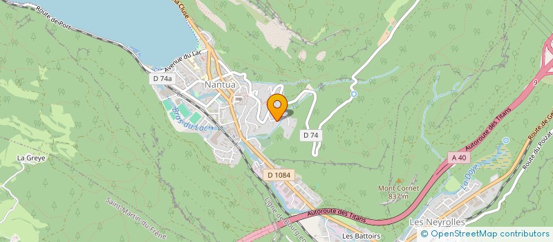 localisation de l'entreprise ASSOCIATION BANDE A JUL  NANTUA