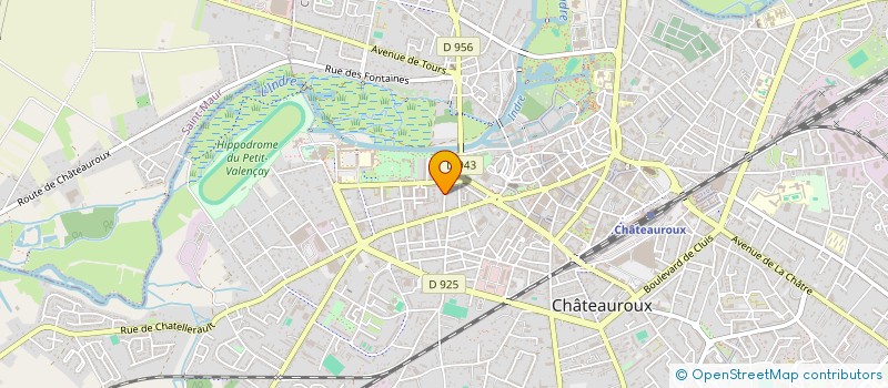 localisation de l'entreprise ASSOCIATION BANDE A PART à CHATEAUROUX