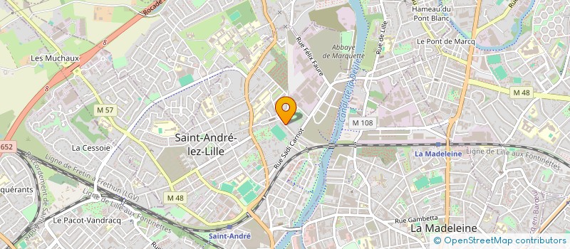 localisation de l'entreprise ASSOCIATION BANDIT PRODUCTION à SAINT-ANDRE-LEZ-LILLE