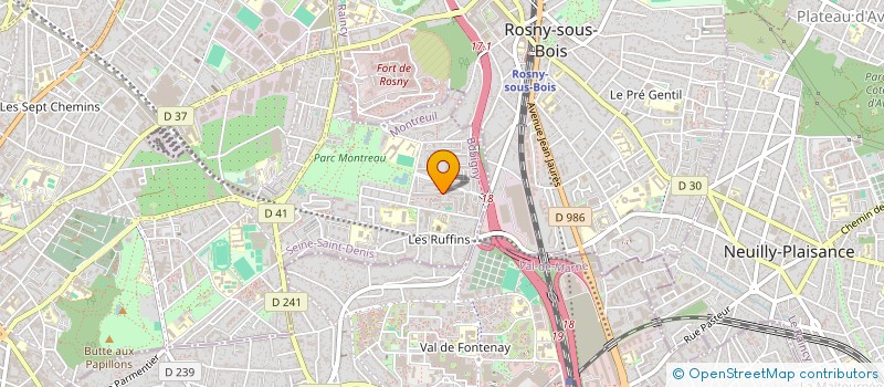 localisation de l'entreprise ASSOCIATION BANINGA '' LES AMIES'' à MONTREUIL