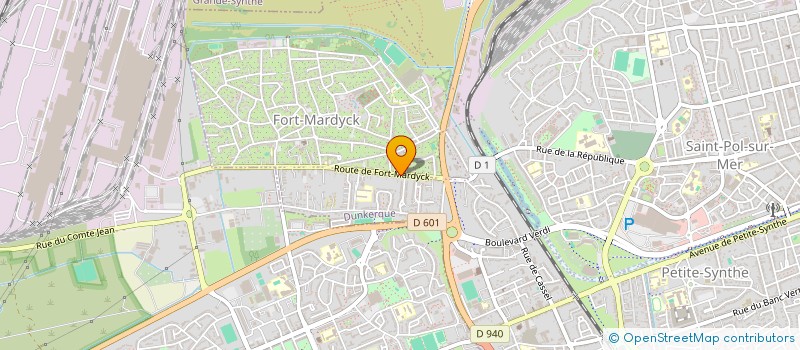 localisation de l'entreprise ASSOCIATION BANLIEUES ART à DUNKERQUE