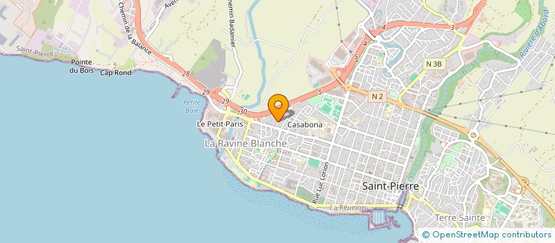 localisation de l'entreprise ASSOCIATION BANN JOUAR à SAINT-PIERRE