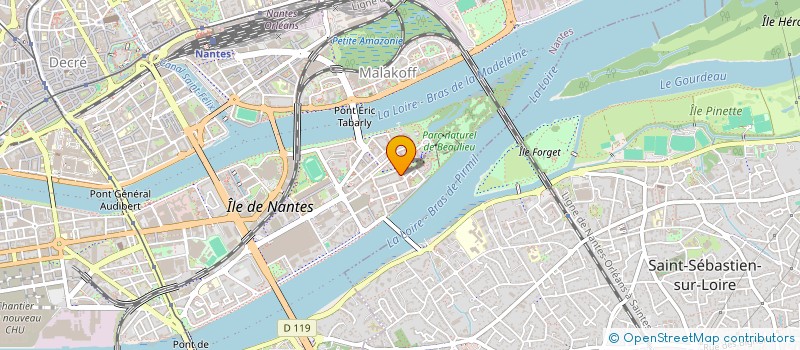 localisation de l'entreprise ASSOCIATION BAPOU  NANTES