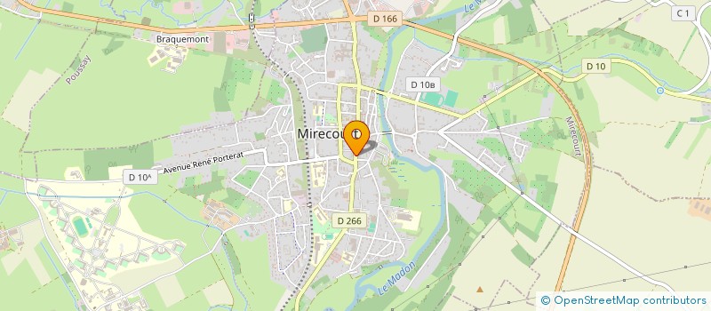 localisation de l'entreprise ASSOCIATION BAPTISTE POUR L'ENTRAIDE ET LA JEUNESSE DE MIRECOURT  MIRECOURT