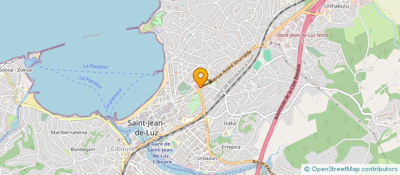 localisation de l'entreprise ASSOCIATION  BARBECUE à SAINT-JEAN-DE-LUZ