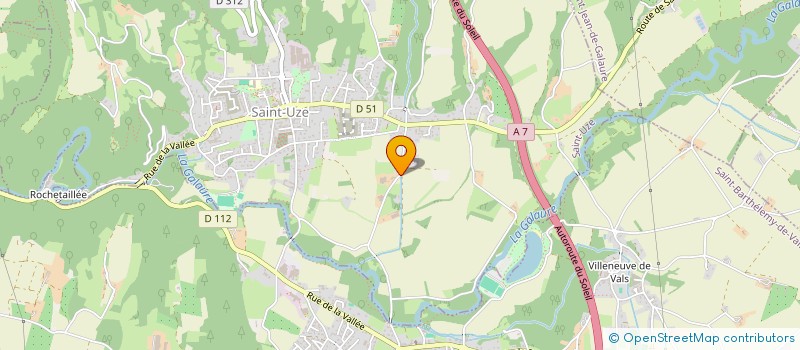 localisation de l'entreprise ASSOCIATION BARDET BIEDL (B.B.S)  SAINT-UZE