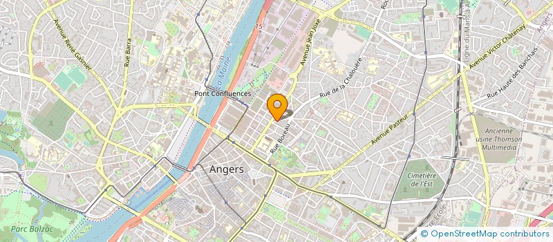 localisation de l'entreprise ASSOCIATION BARRACUDA à ANGERS