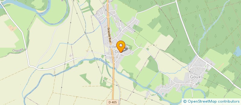 localisation de l'entreprise ASSOCIATION BARRAUX CARETTE LURATI SOINS INFIRMIERS  VILLETTE-LES-DOLE