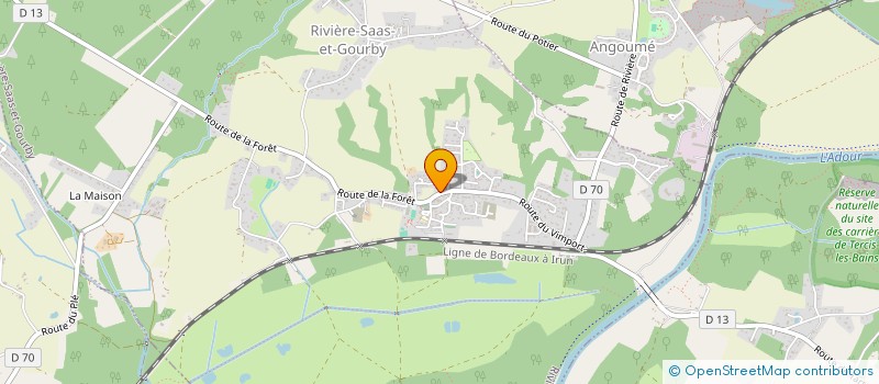 localisation de l'entreprise ASSOCIATION BARTHES PASSION  RIVIERE-SAAS-ET-GOURBY