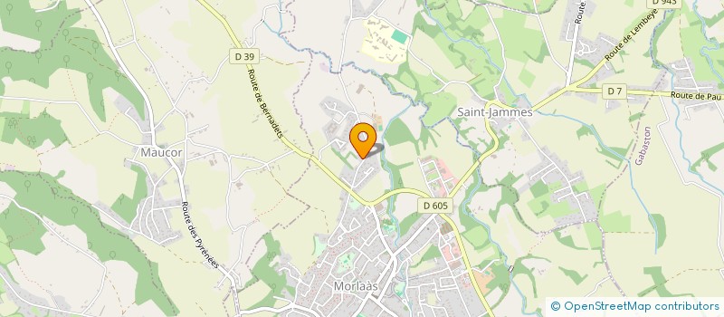 localisation de l'entreprise ASSOCIATION BASACLE COMPETITION  MORLAAS