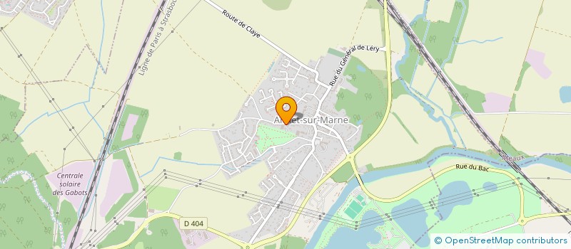 localisation de l'entreprise ASSOCIATION BASKET BALL ANNETOISE  ANNET-SUR-MARNE