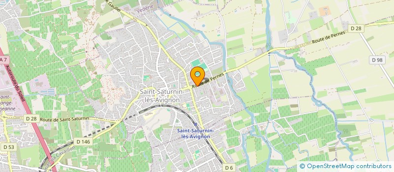 localisation de l'entreprise ASSOCIATION BASKETS FUMANTES  SAINT-SATURNIN-LES-AVIGNON