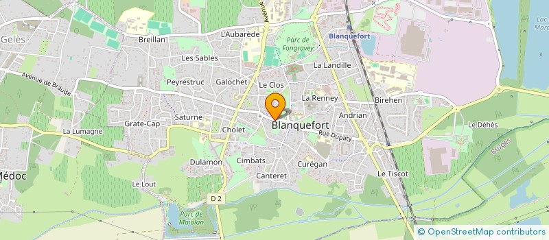 localisation de l'entreprise ASSOCIATION BAWESTE à BLANQUEFORT