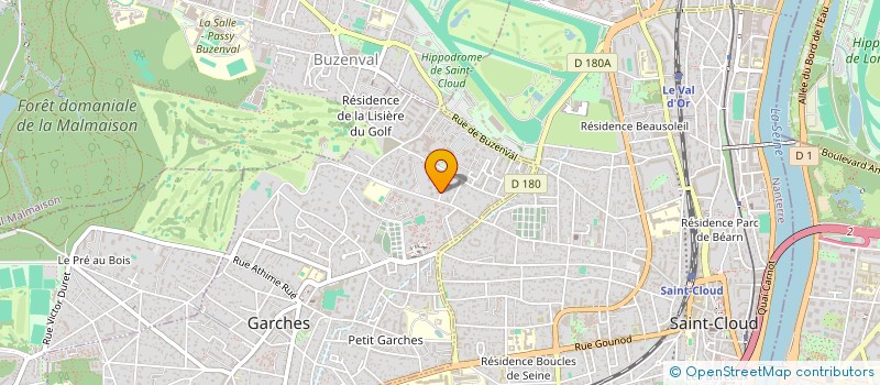 localisation de l'entreprise ASSOCIATION BAYARD BIEN ETRE  GARCHES