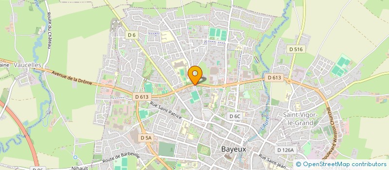 localisation de l'entreprise ASSOCIATION BAYEUSAINE DE MODELISME  BAYEUX