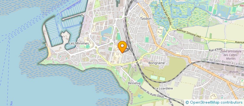 localisation de l'entreprise ASSOCIATION BDC  LA ROCHELLE