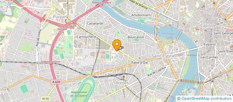 localisation de l'entreprise ASSOCIATION BDN 105 à TOULOUSE