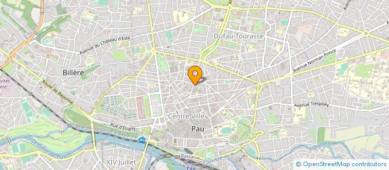 localisation de l'entreprise ASSOCIATION BEARNAISE ECHANGES CULTURELS à PAU