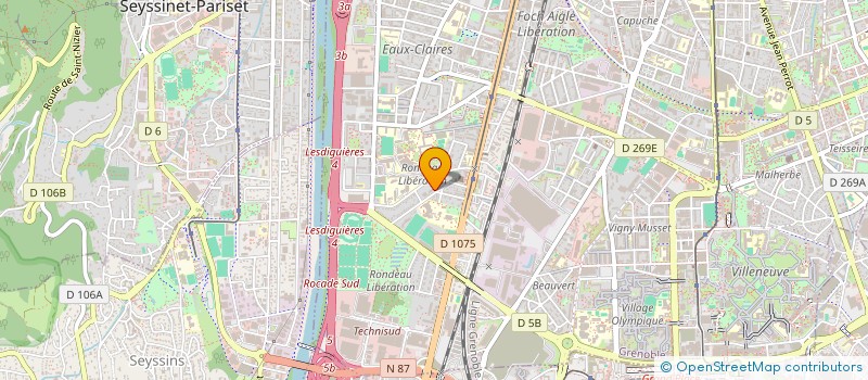 localisation de l'entreprise ASSOCIATION BEAUMARCHAIS à GRENOBLE