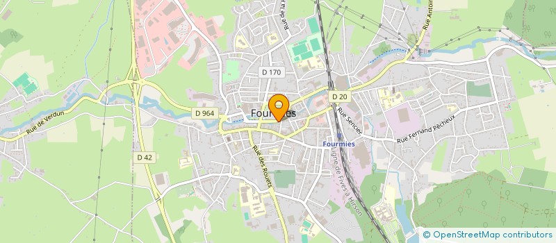 localisation de l'entreprise ASSOCIATION BEAUMEZ ET DUBUS à FOURMIES