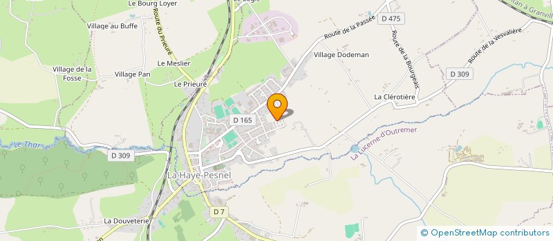 localisation de l'entreprise ASSOCIATION BEBES PLAGIO 50 à LA HAYE-PESNEL