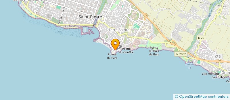 localisation de l'entreprise ASSOCIATION BEF SEGA  SAINT-PIERRE