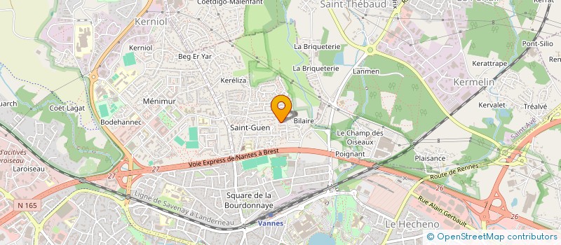 localisation de l'entreprise ASSOCIATION BEGOOD4L à VANNES