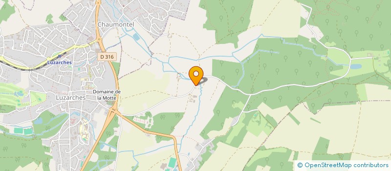 localisation de l'entreprise ASSOCIATION BEHORSES  LUZARCHES