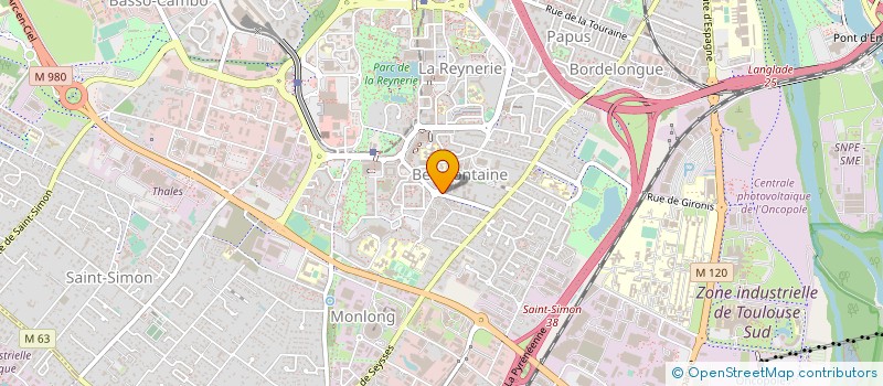localisation de l'entreprise ASSOCIATION BEL'AIR à TOULOUSE