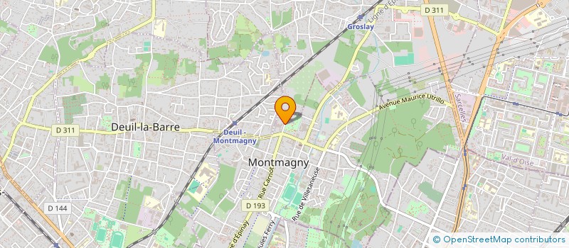 localisation de l'entreprise ASSOCIATION BEL HABITAT D'ETUDE CENTRE D'ETUDE POUR ADULTES  MONTMAGNY