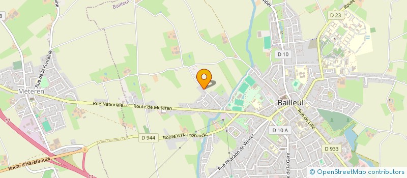 localisation de l'entreprise ASSOCIATION BELLE ET VIE DANSE à BAILLEUL