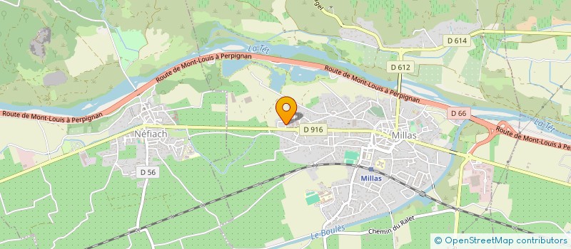 localisation de l'entreprise ASSOCIATION BELLE PECHE 66  MILLAS