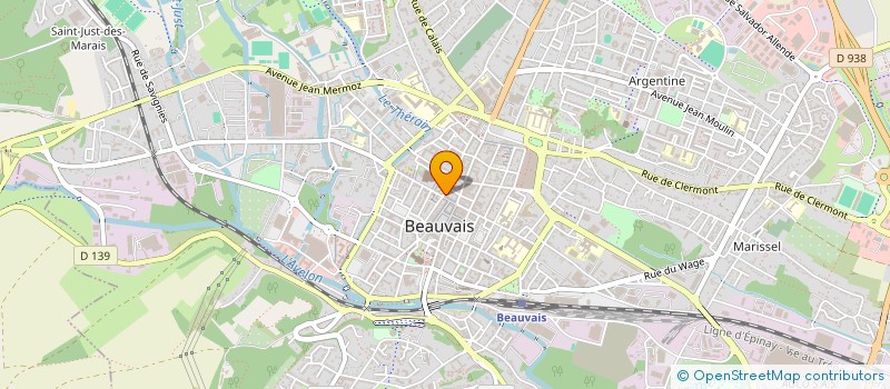 localisation de l'entreprise ASSOCIATION BELLE VISION DE BEAUVAIS  BEAUVAIS