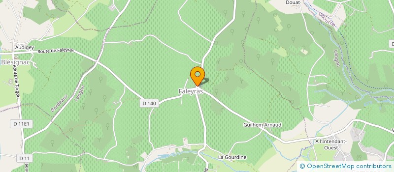 localisation de l'entreprise ASSOCIATION BELLEFOND ENGRANNE ENTRE DEUX MERS (A.B.E.E.M.)  BELLEFOND