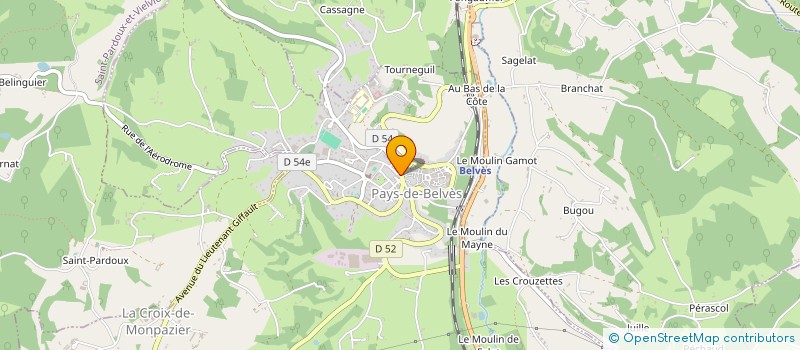 localisation de l'entreprise ASSOCIATION BELVESOISE CULTURELLE à PAYS DE BELVES