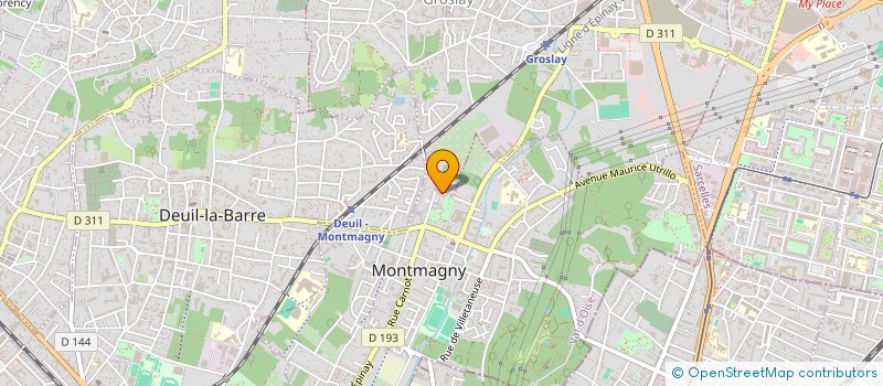 localisation de l'entreprise ASSOCIATION BEN IMMA  MONTMAGNY