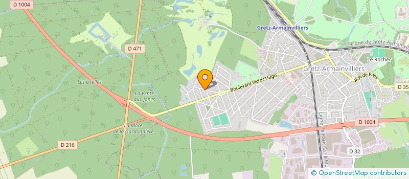 localisation de l'entreprise ASSOCIATION BENEVOL'EO  GRETZ-ARMAINVILLIERS